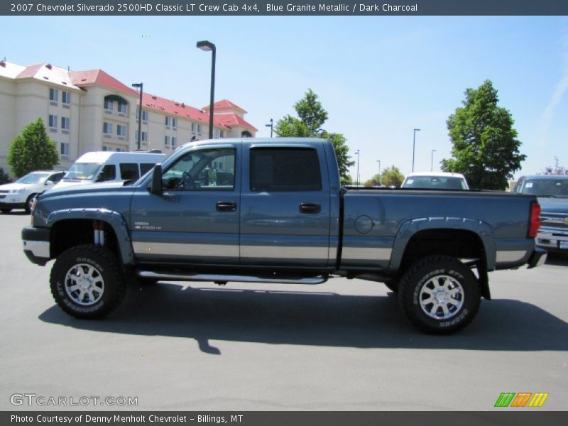 Blue Granite Metallic / Dark Charcoal 2007 Chevrolet Silverado 2500HD Classic LT Crew Cab 4x4