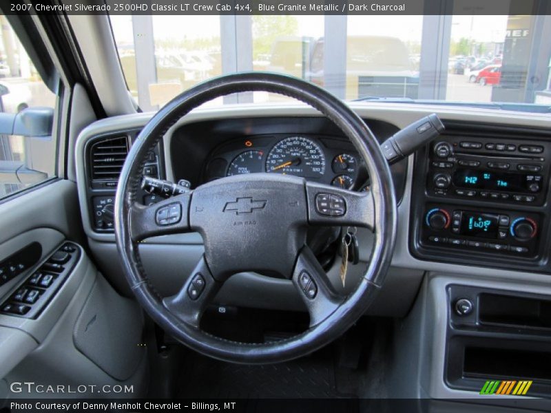 Blue Granite Metallic / Dark Charcoal 2007 Chevrolet Silverado 2500HD Classic LT Crew Cab 4x4