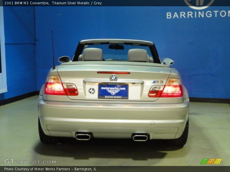 Titanium Silver Metallic / Grey 2001 BMW M3 Convertible