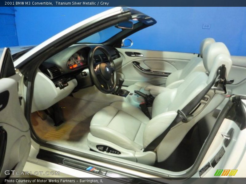 Titanium Silver Metallic / Grey 2001 BMW M3 Convertible