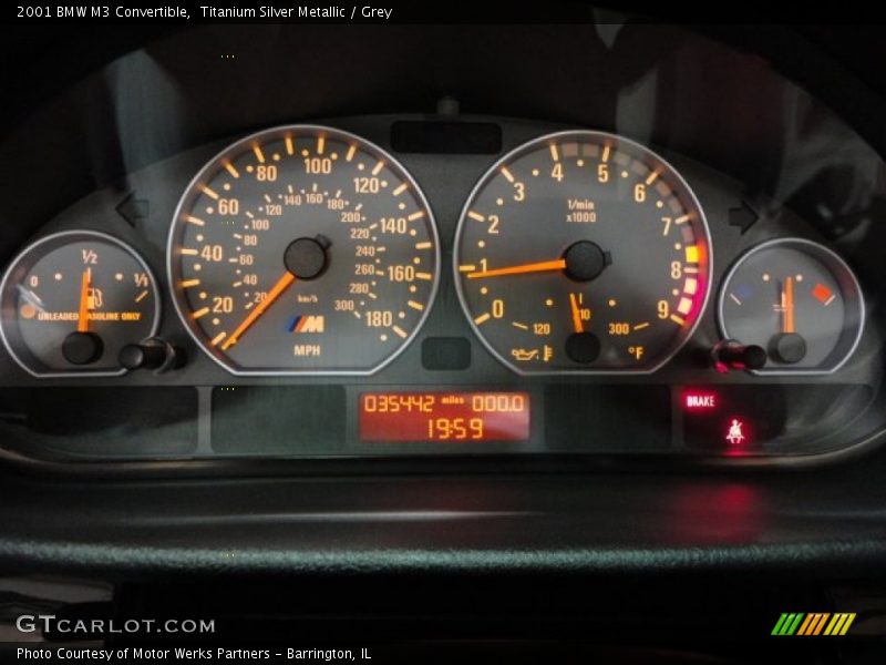  2001 M3 Convertible Convertible Gauges