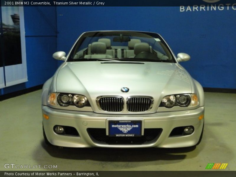 Titanium Silver Metallic / Grey 2001 BMW M3 Convertible