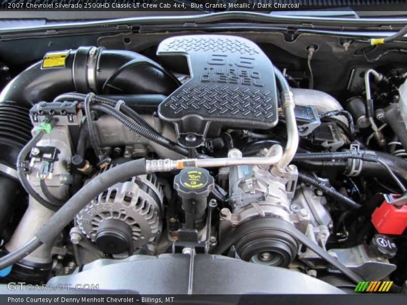 Blue Granite Metallic / Dark Charcoal 2007 Chevrolet Silverado 2500HD Classic LT Crew Cab 4x4