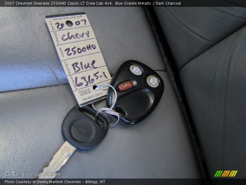 Blue Granite Metallic / Dark Charcoal 2007 Chevrolet Silverado 2500HD Classic LT Crew Cab 4x4