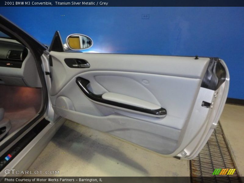 Titanium Silver Metallic / Grey 2001 BMW M3 Convertible