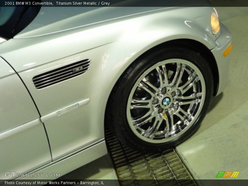 Titanium Silver Metallic / Grey 2001 BMW M3 Convertible