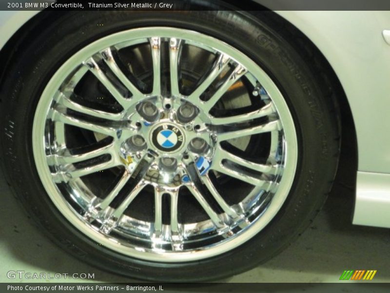 Titanium Silver Metallic / Grey 2001 BMW M3 Convertible