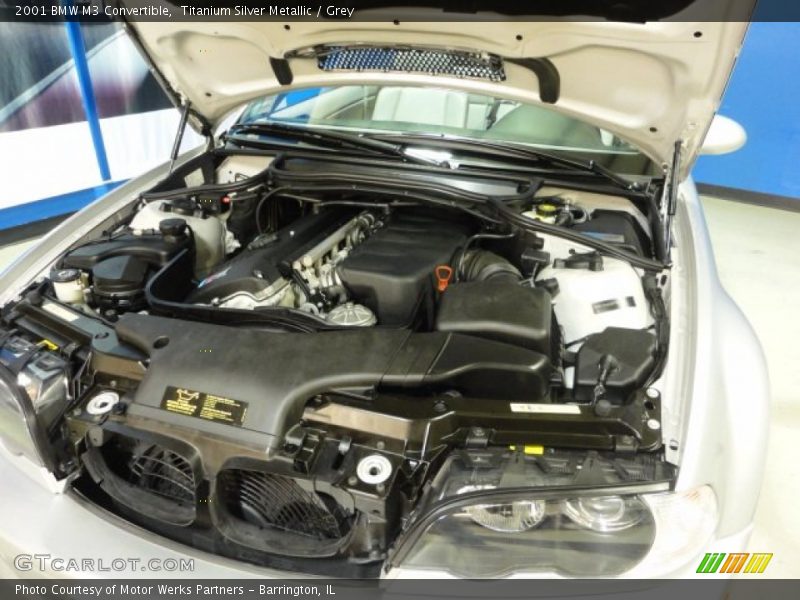Titanium Silver Metallic / Grey 2001 BMW M3 Convertible