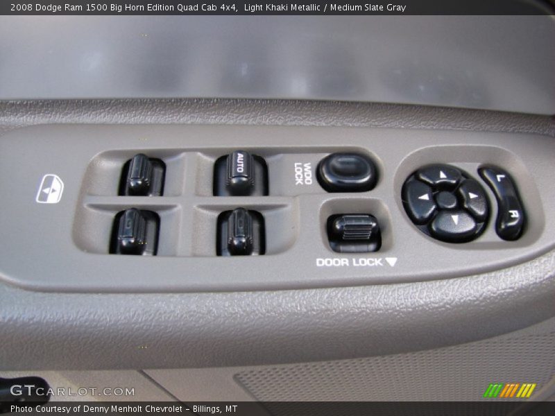 Light Khaki Metallic / Medium Slate Gray 2008 Dodge Ram 1500 Big Horn Edition Quad Cab 4x4
