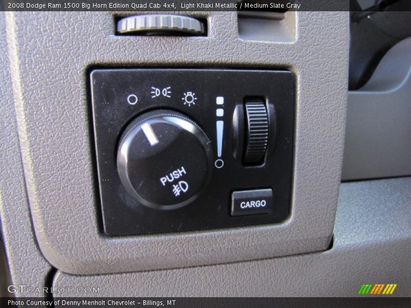 Light Khaki Metallic / Medium Slate Gray 2008 Dodge Ram 1500 Big Horn Edition Quad Cab 4x4