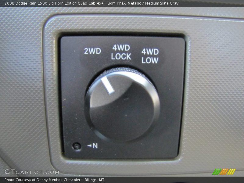 Light Khaki Metallic / Medium Slate Gray 2008 Dodge Ram 1500 Big Horn Edition Quad Cab 4x4
