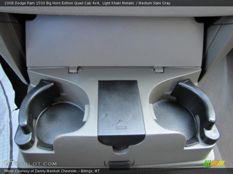 Light Khaki Metallic / Medium Slate Gray 2008 Dodge Ram 1500 Big Horn Edition Quad Cab 4x4