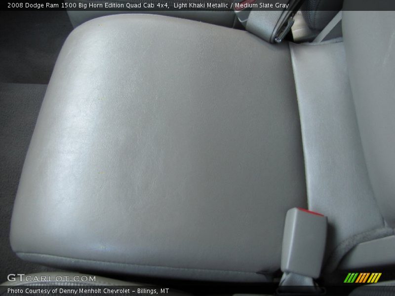 Light Khaki Metallic / Medium Slate Gray 2008 Dodge Ram 1500 Big Horn Edition Quad Cab 4x4