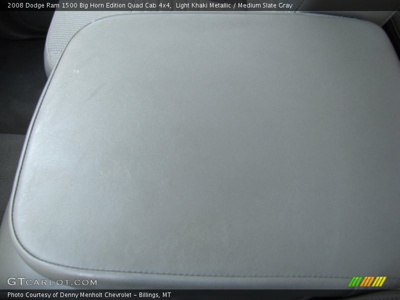 Light Khaki Metallic / Medium Slate Gray 2008 Dodge Ram 1500 Big Horn Edition Quad Cab 4x4