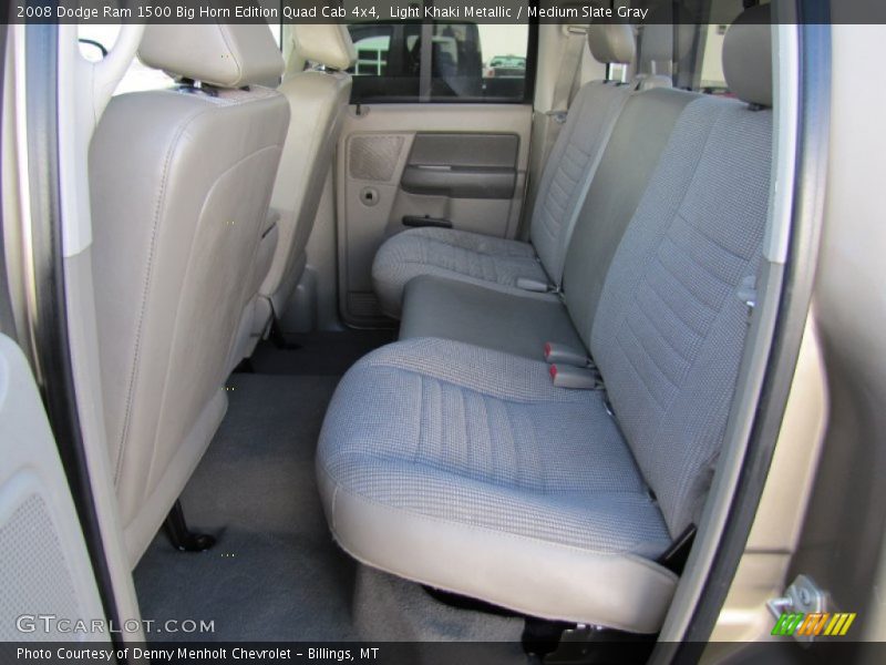 Light Khaki Metallic / Medium Slate Gray 2008 Dodge Ram 1500 Big Horn Edition Quad Cab 4x4