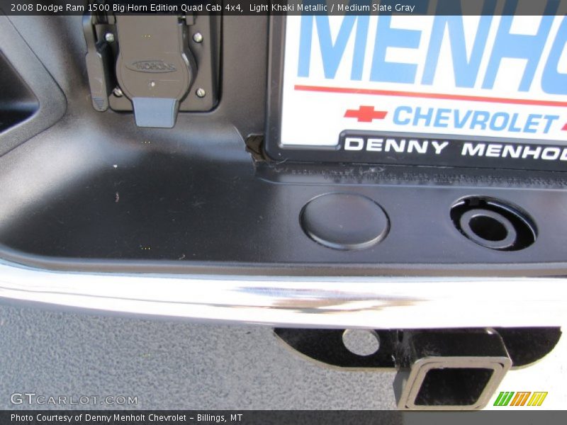 Light Khaki Metallic / Medium Slate Gray 2008 Dodge Ram 1500 Big Horn Edition Quad Cab 4x4