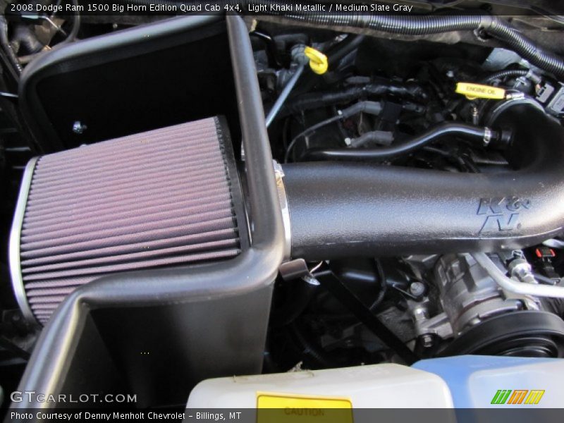 Light Khaki Metallic / Medium Slate Gray 2008 Dodge Ram 1500 Big Horn Edition Quad Cab 4x4