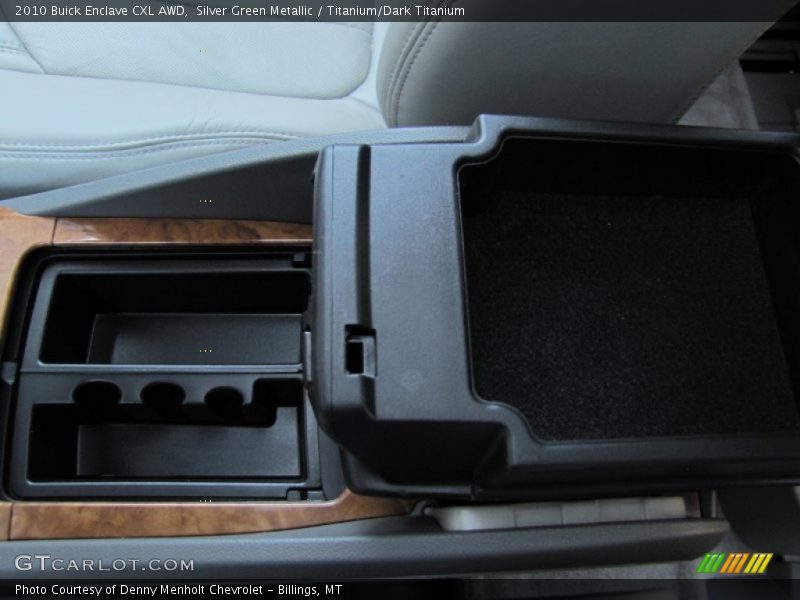 Silver Green Metallic / Titanium/Dark Titanium 2010 Buick Enclave CXL AWD