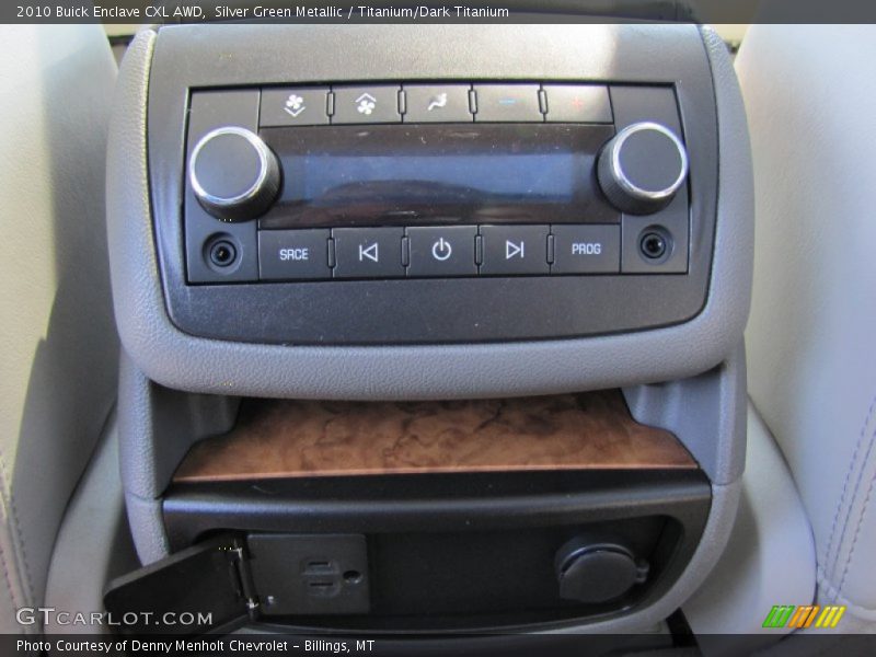 Silver Green Metallic / Titanium/Dark Titanium 2010 Buick Enclave CXL AWD