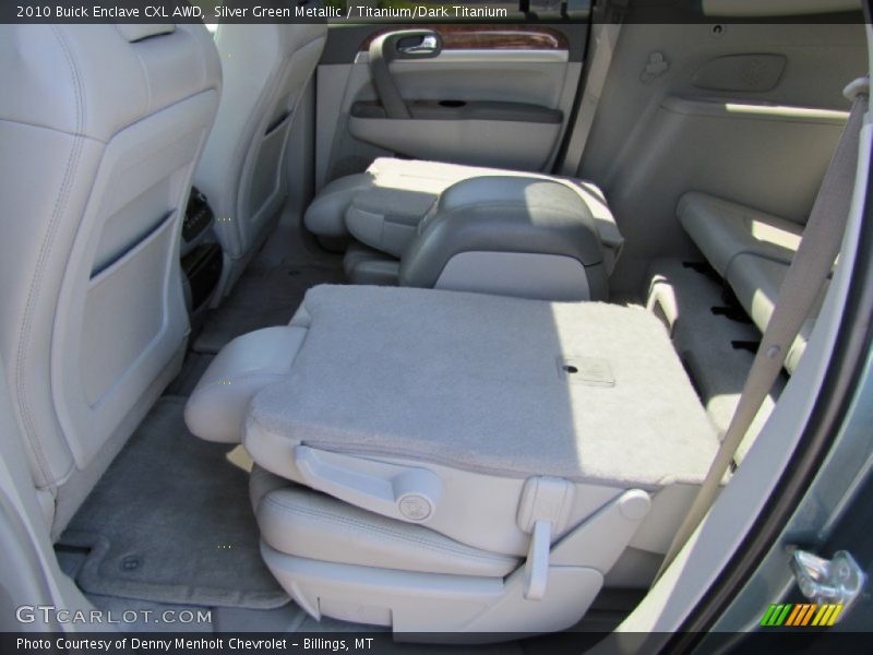 Silver Green Metallic / Titanium/Dark Titanium 2010 Buick Enclave CXL AWD