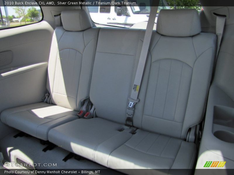 Silver Green Metallic / Titanium/Dark Titanium 2010 Buick Enclave CXL AWD