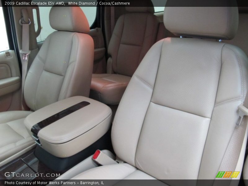 White Diamond / Cocoa/Cashmere 2009 Cadillac Escalade ESV AWD