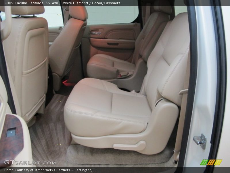 White Diamond / Cocoa/Cashmere 2009 Cadillac Escalade ESV AWD