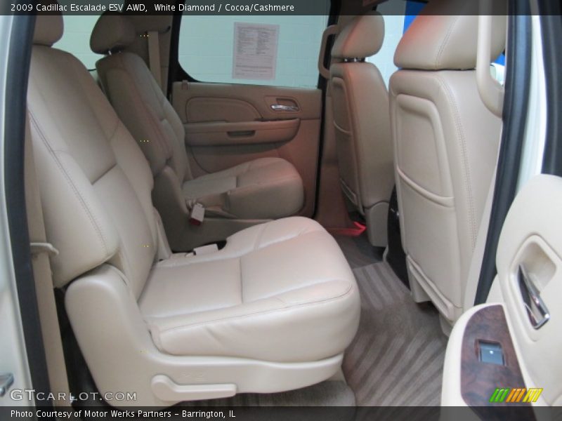 White Diamond / Cocoa/Cashmere 2009 Cadillac Escalade ESV AWD