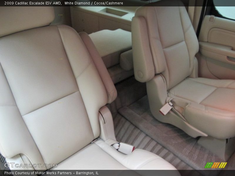 White Diamond / Cocoa/Cashmere 2009 Cadillac Escalade ESV AWD
