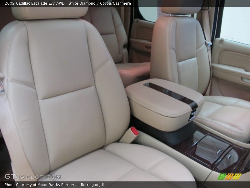 White Diamond / Cocoa/Cashmere 2009 Cadillac Escalade ESV AWD
