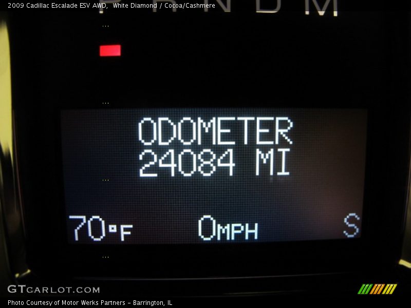 White Diamond / Cocoa/Cashmere 2009 Cadillac Escalade ESV AWD