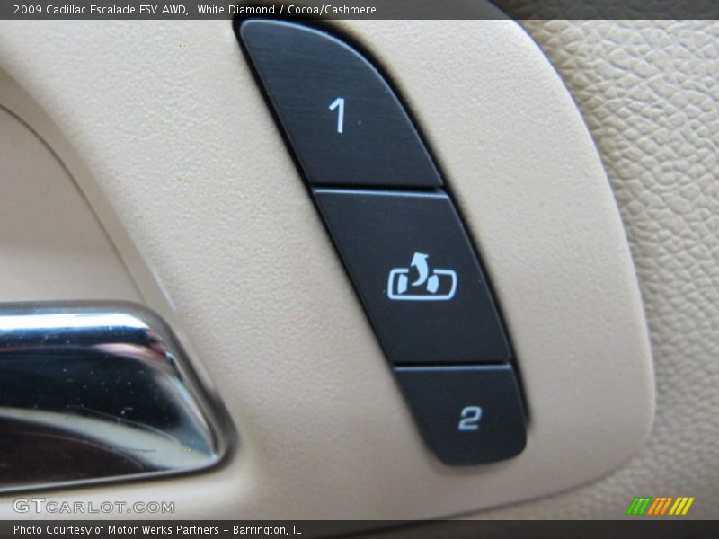 White Diamond / Cocoa/Cashmere 2009 Cadillac Escalade ESV AWD