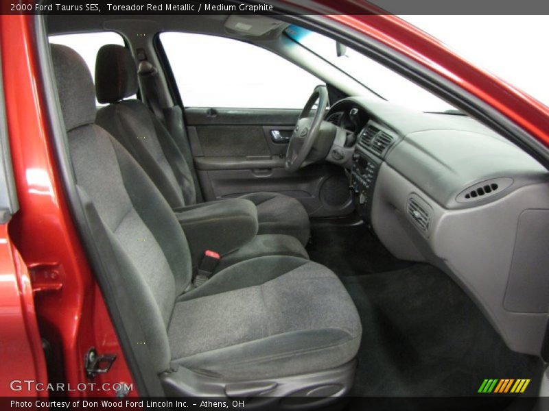 Toreador Red Metallic / Medium Graphite 2000 Ford Taurus SES