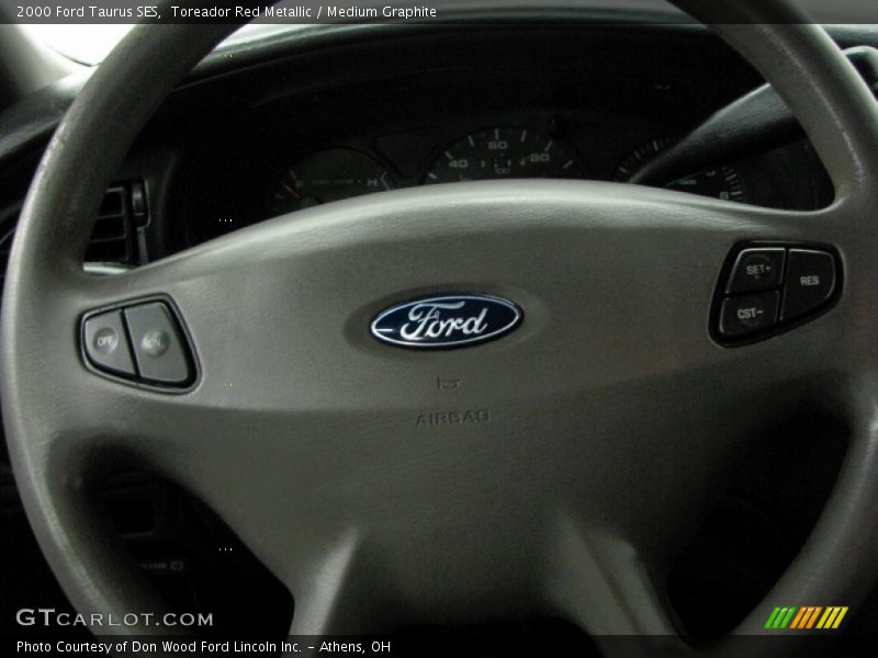 Toreador Red Metallic / Medium Graphite 2000 Ford Taurus SES