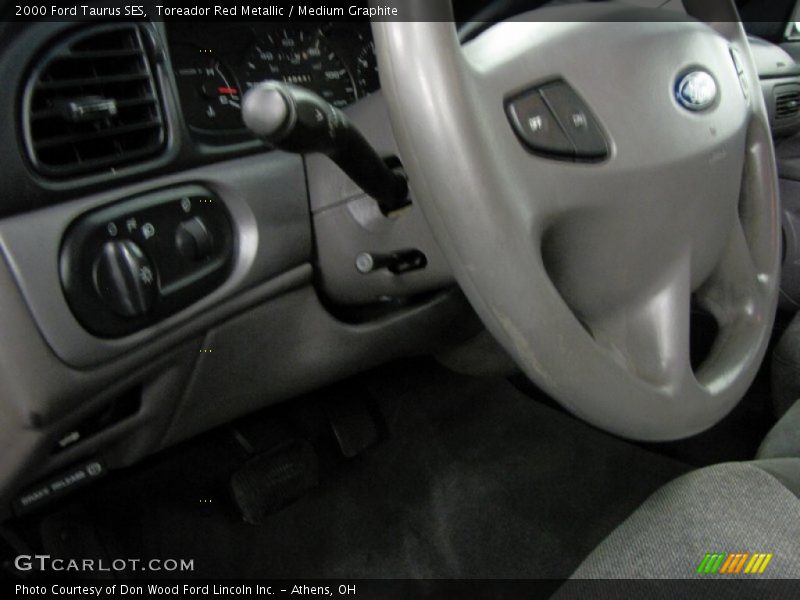Toreador Red Metallic / Medium Graphite 2000 Ford Taurus SES