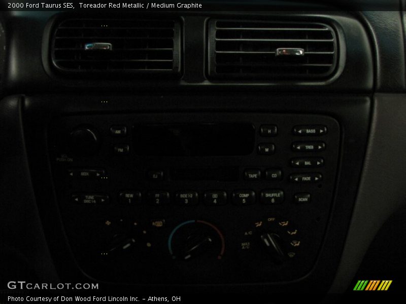 Toreador Red Metallic / Medium Graphite 2000 Ford Taurus SES