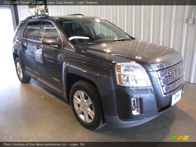 Cyber Gray Metallic / Light Titanium 2011 GMC Terrain SLE AWD