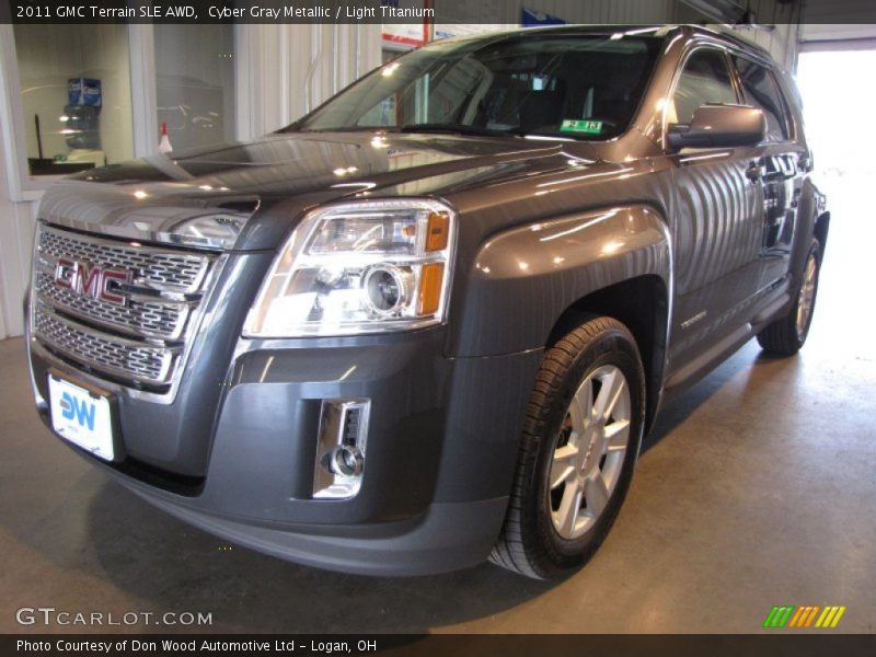 Cyber Gray Metallic / Light Titanium 2011 GMC Terrain SLE AWD