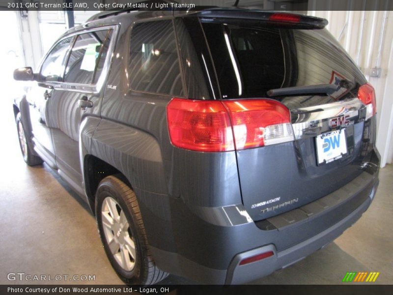 Cyber Gray Metallic / Light Titanium 2011 GMC Terrain SLE AWD