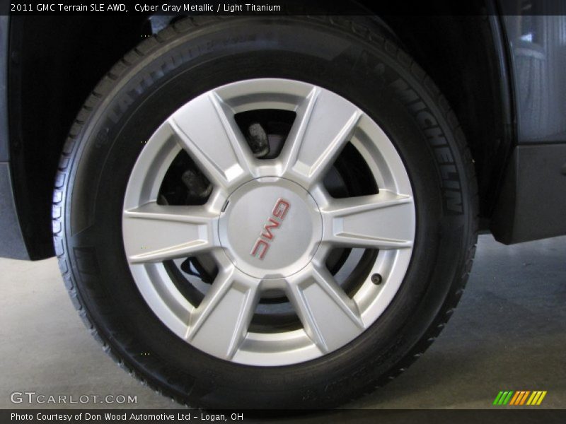 Cyber Gray Metallic / Light Titanium 2011 GMC Terrain SLE AWD