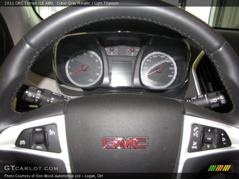 Cyber Gray Metallic / Light Titanium 2011 GMC Terrain SLE AWD