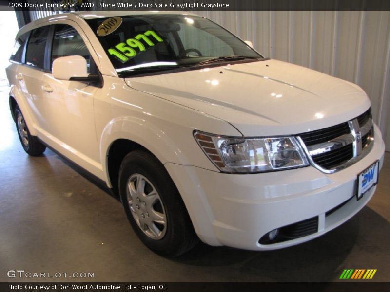 Stone White / Dark Slate Gray/Light Graystone 2009 Dodge Journey SXT AWD