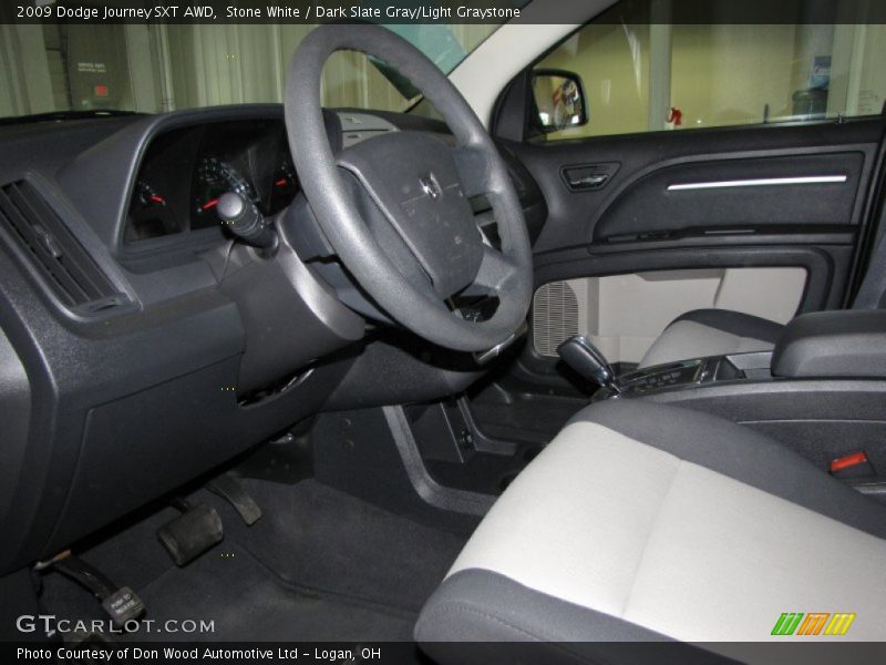 Stone White / Dark Slate Gray/Light Graystone 2009 Dodge Journey SXT AWD