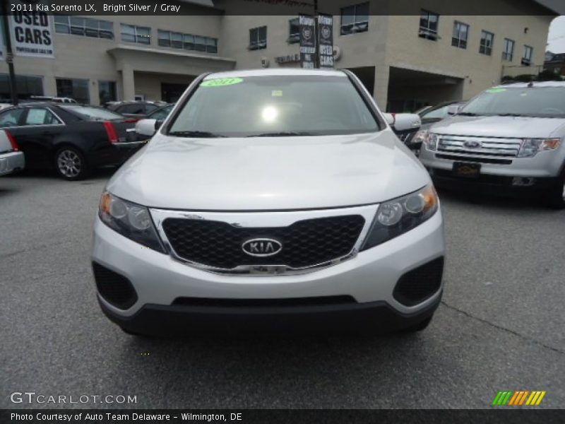 Bright Silver / Gray 2011 Kia Sorento LX