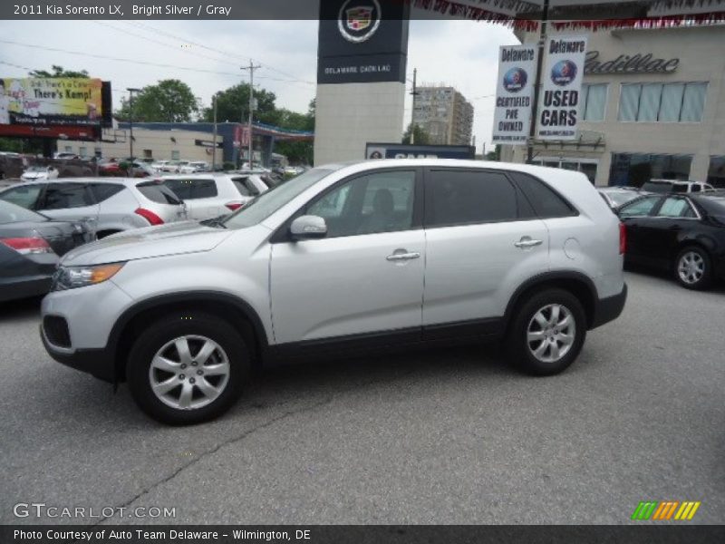 Bright Silver / Gray 2011 Kia Sorento LX