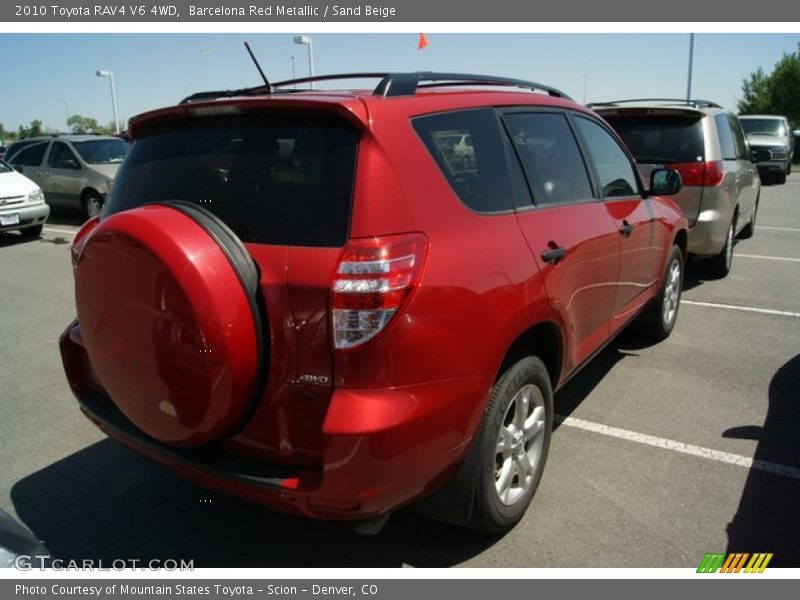Barcelona Red Metallic / Sand Beige 2010 Toyota RAV4 V6 4WD