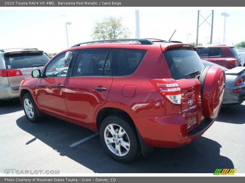 Barcelona Red Metallic / Sand Beige 2010 Toyota RAV4 V6 4WD