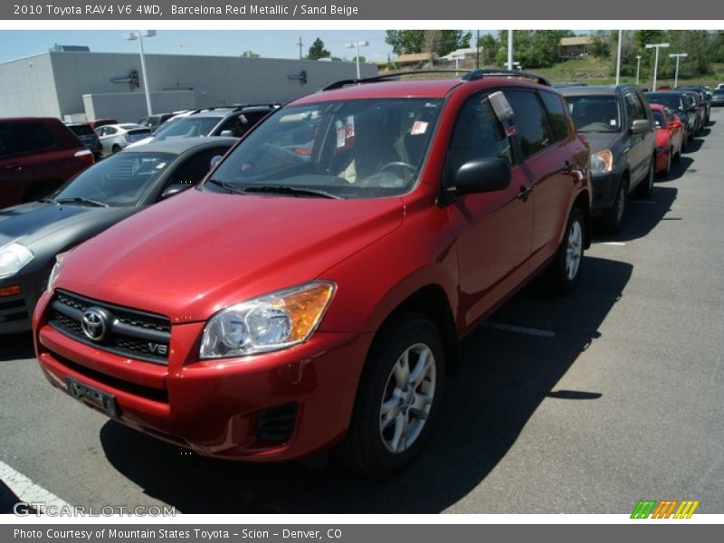 Barcelona Red Metallic / Sand Beige 2010 Toyota RAV4 V6 4WD