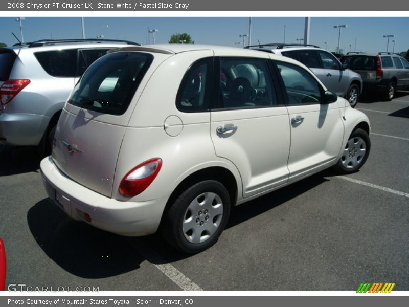 Stone White / Pastel Slate Gray 2008 Chrysler PT Cruiser LX