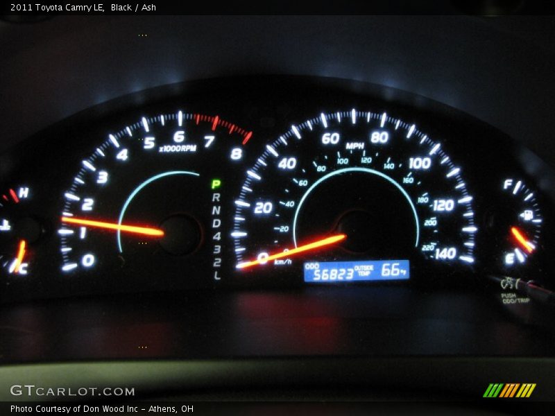 Black / Ash 2011 Toyota Camry LE